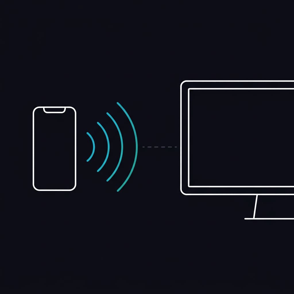 Control the teleprompter from your phone